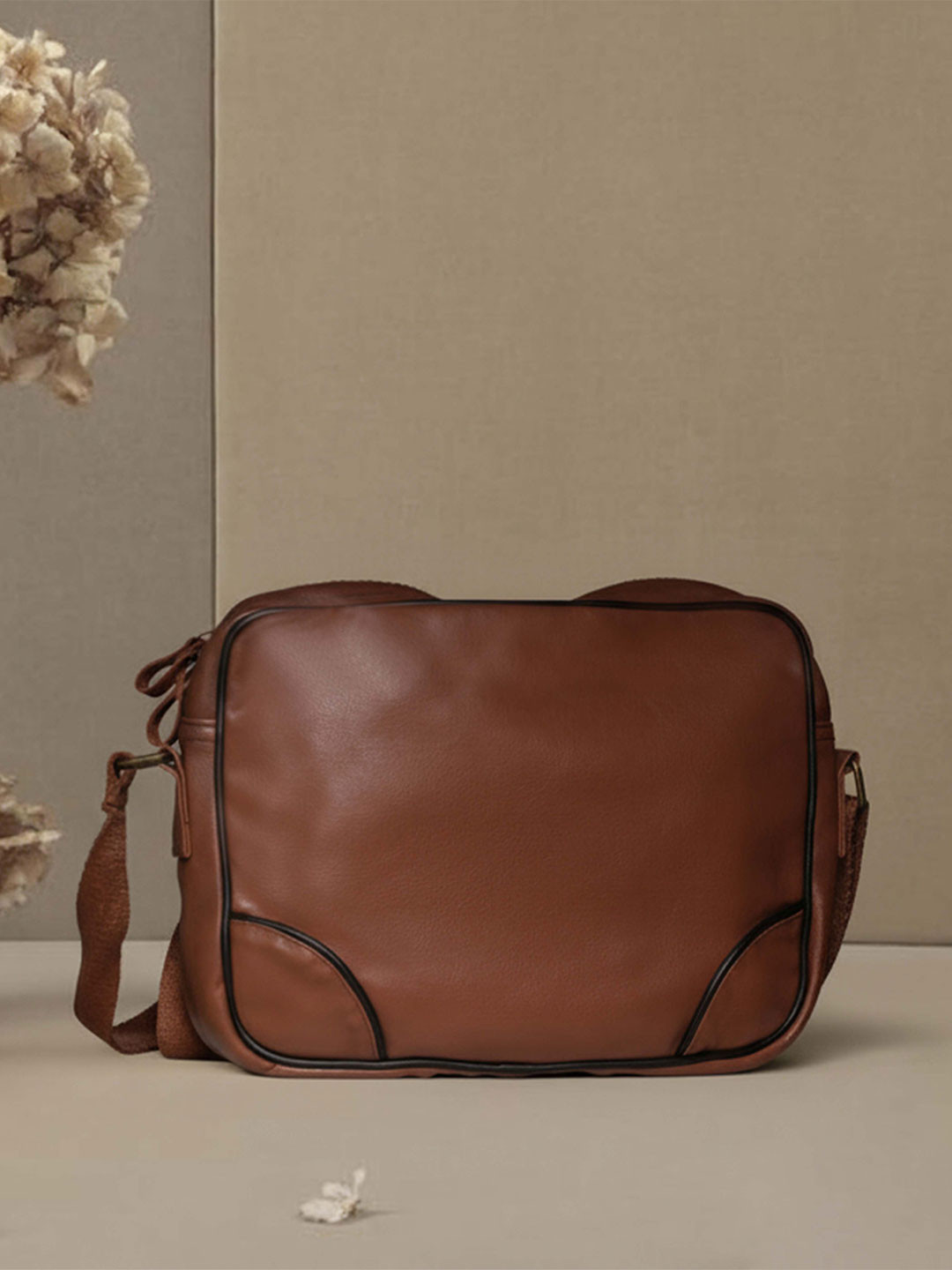 Hi Look PU Structured Sling Bag