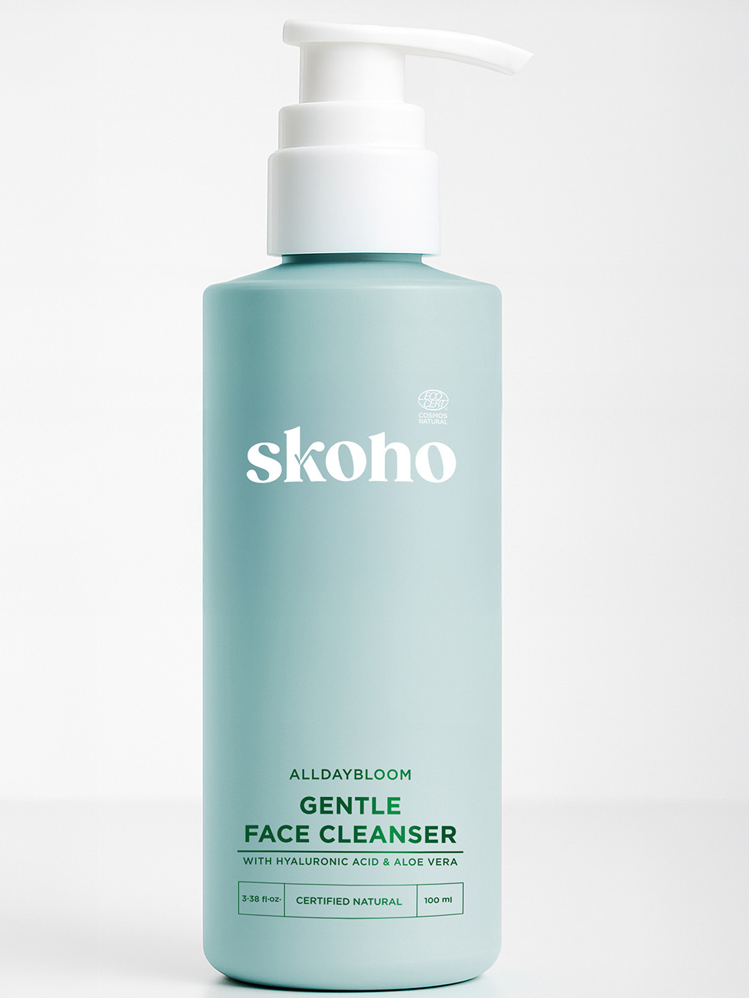 SKOHO Gentle Face Cleanser Wash with Hyaluronic Acid - COSMOS Certified 100ml