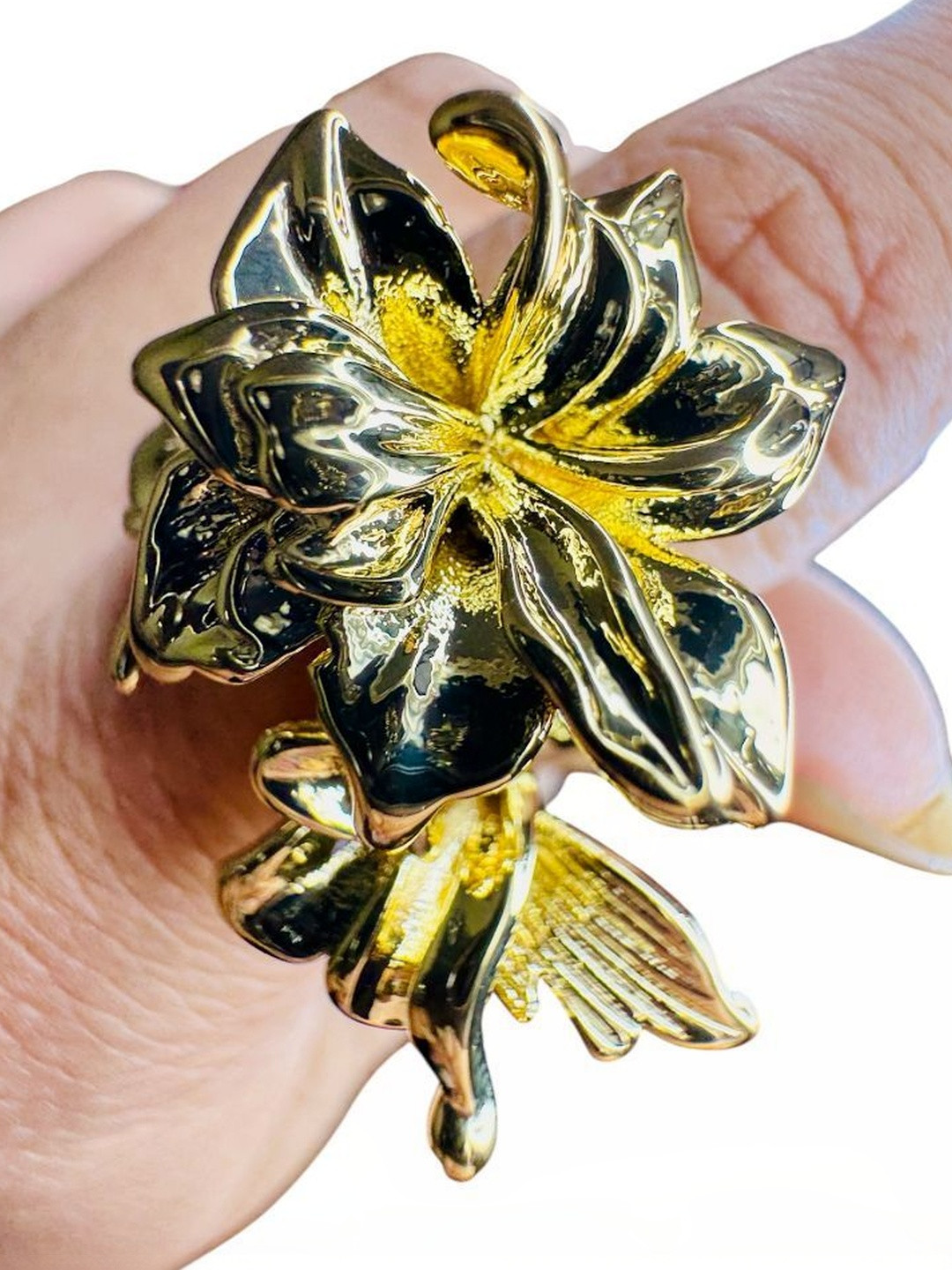 GORIYA FASHION Women Gold-Plated Finger Ring