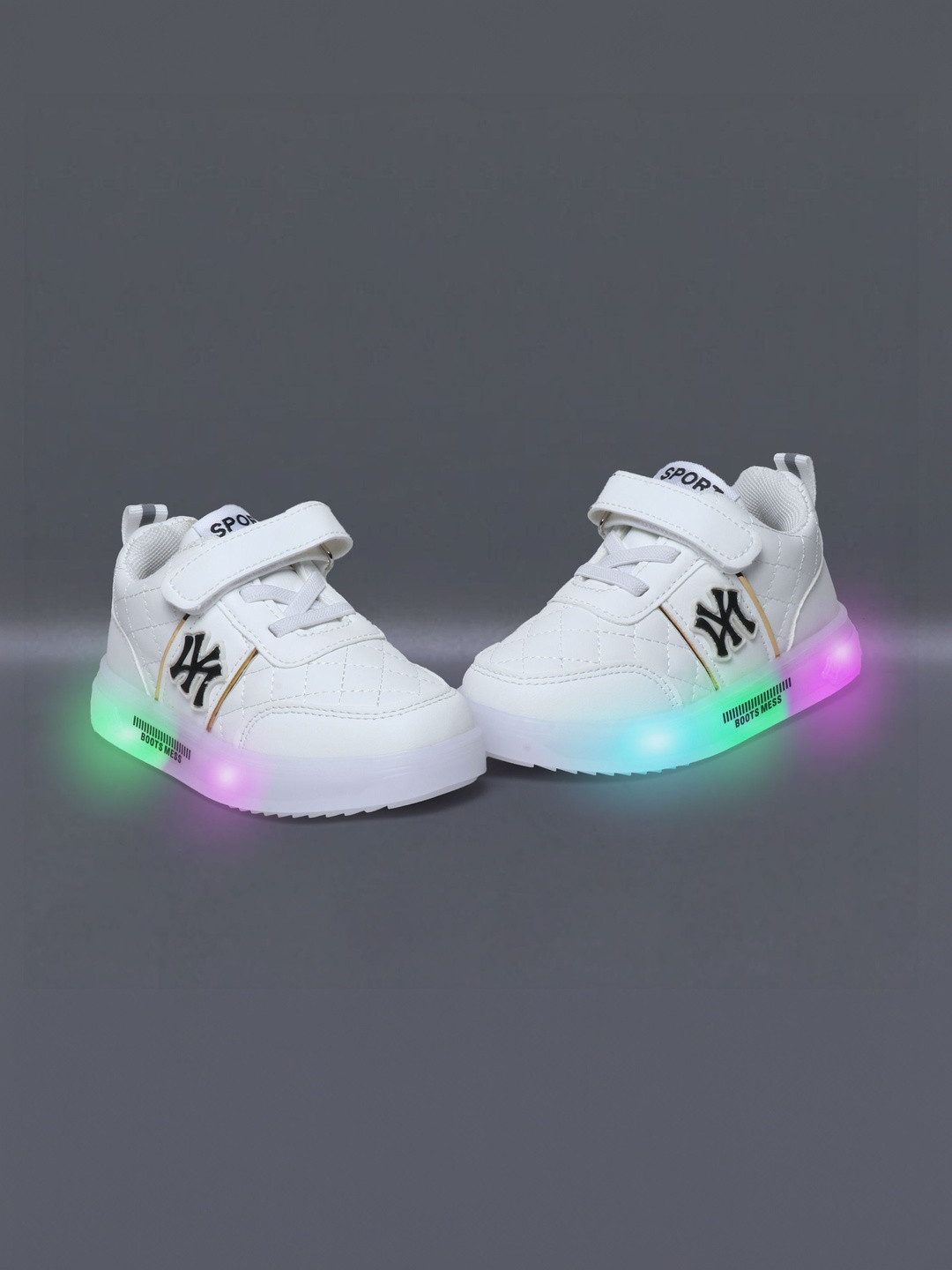 NEW STEPS Girls Textured Everyday Sneakers