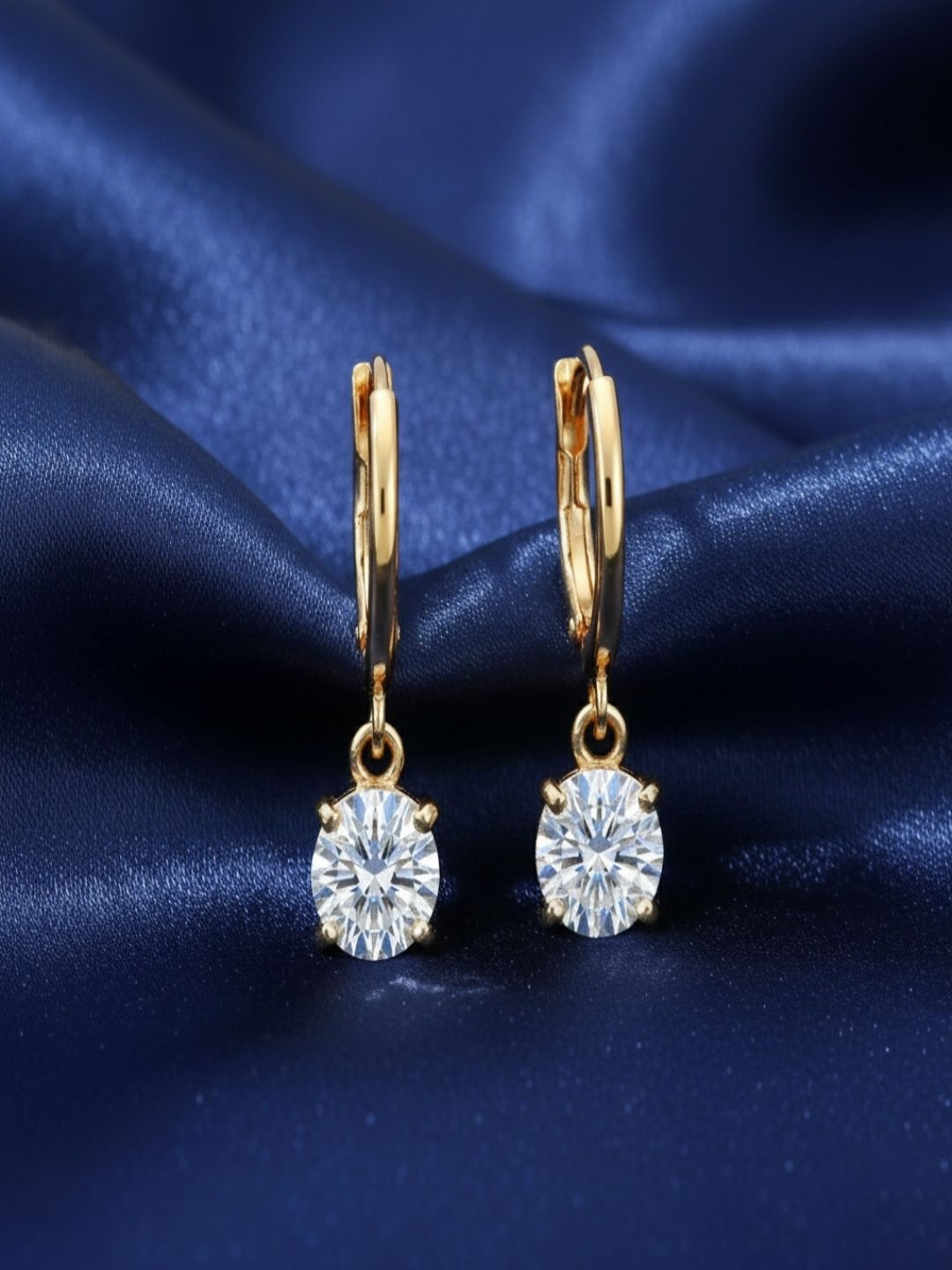 RACHIVA Circular Drop Earrings