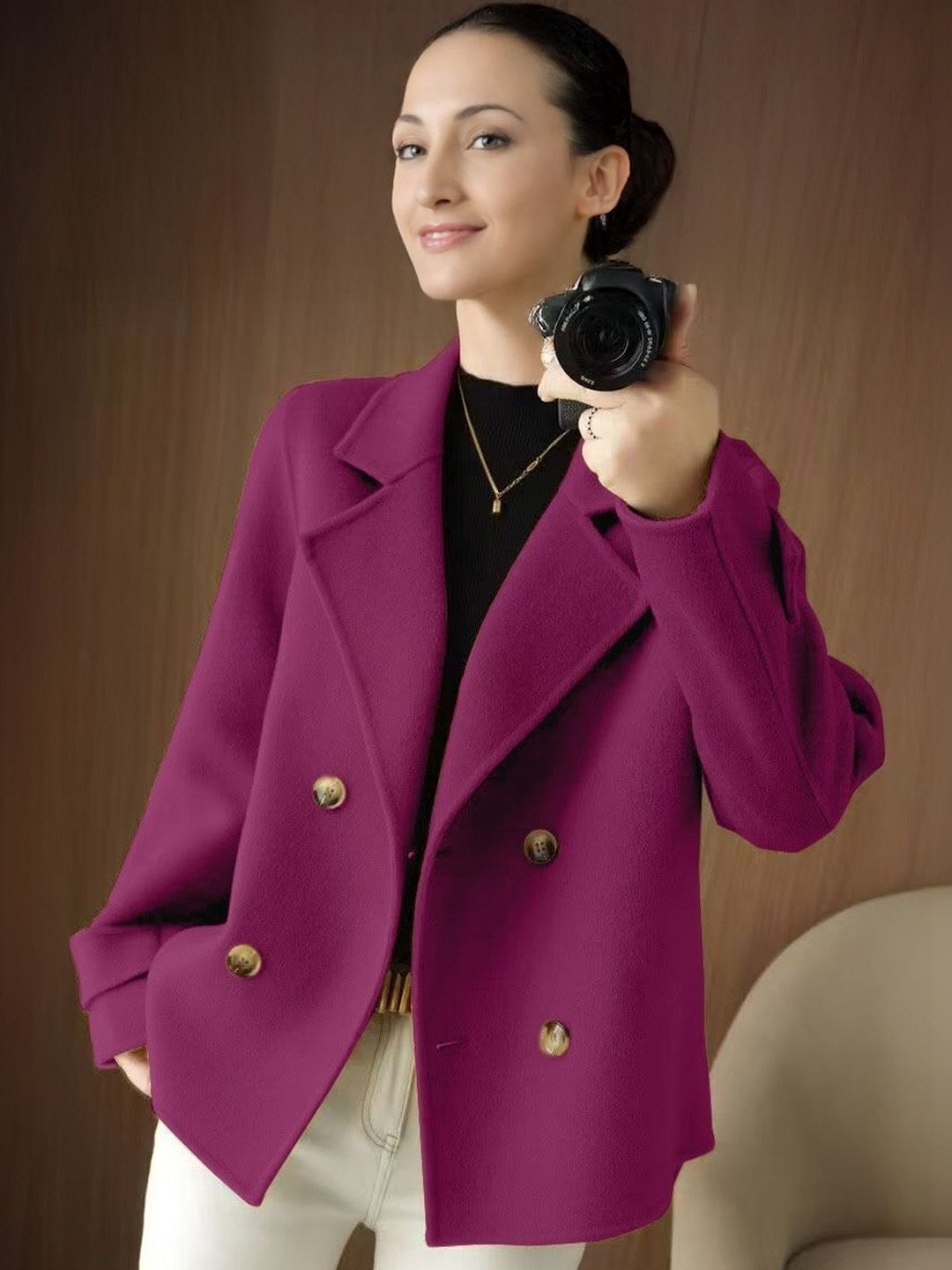 StyleCast Women Spread Collar Pea Coats