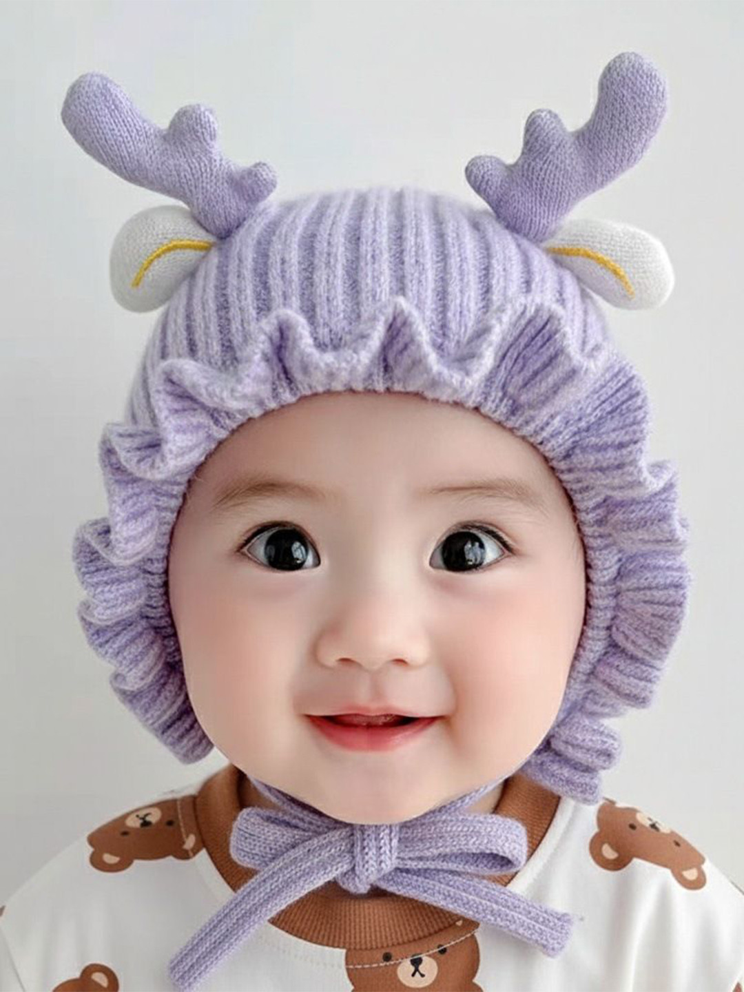 REFFER Unisex Kids Woollen Beanie