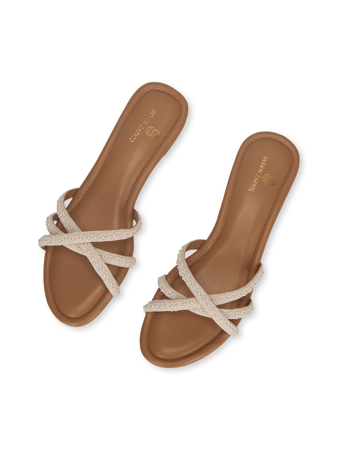 Schon Zapato Embellished Sandals