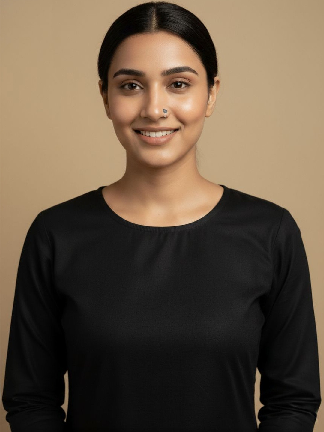 NVR Set Of 9 Silver-Plated German Silver Nose Pins