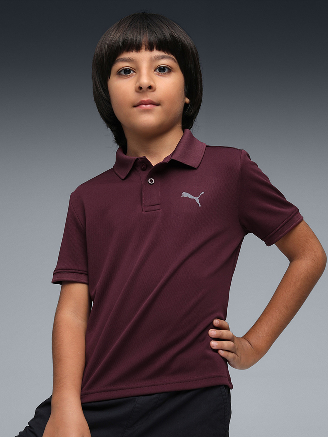 Puma Sprint Boys' Sweat-Wicking Polo T-shirt