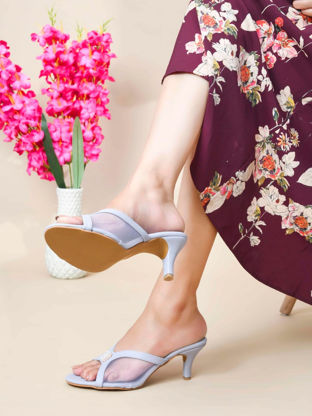 PEEK Slim Heeled Sandals