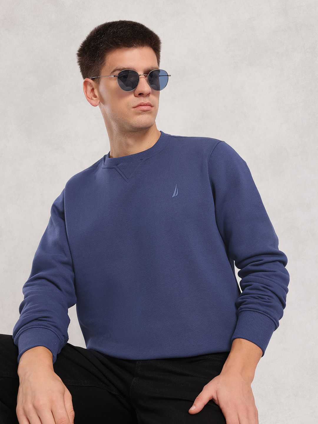 Nautica Brushed Fleece Crewneck Sweatshirt
