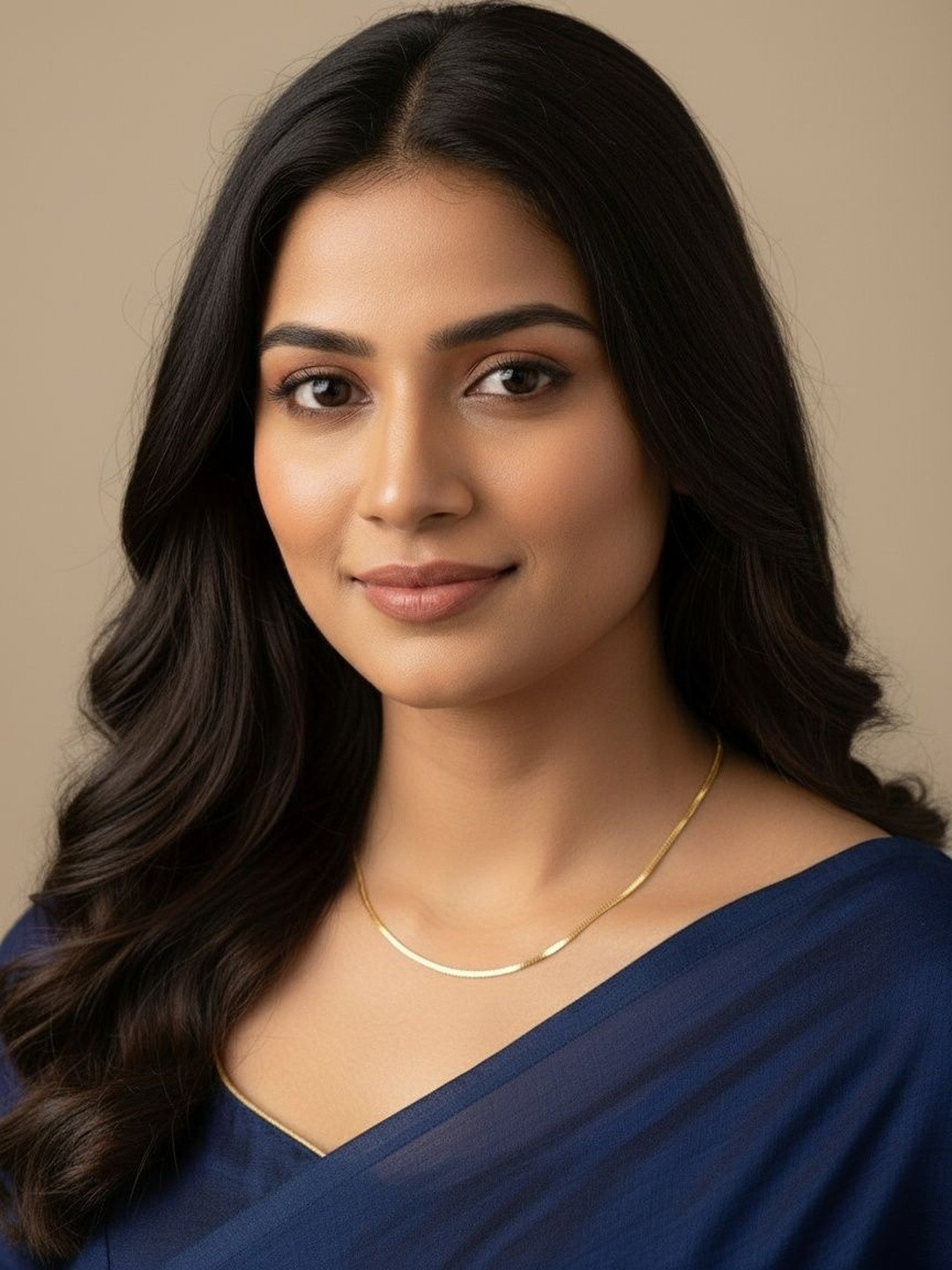 NVR Women Gold-Plated Minimal Link Chains