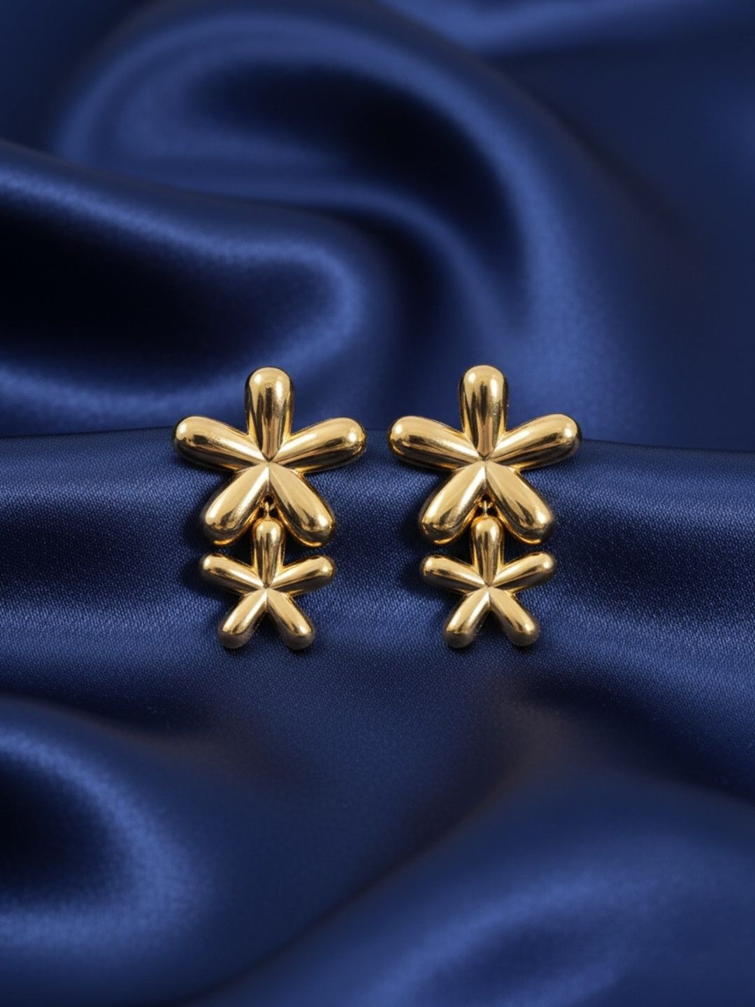 RACHIVA Floral Drop Earrings
