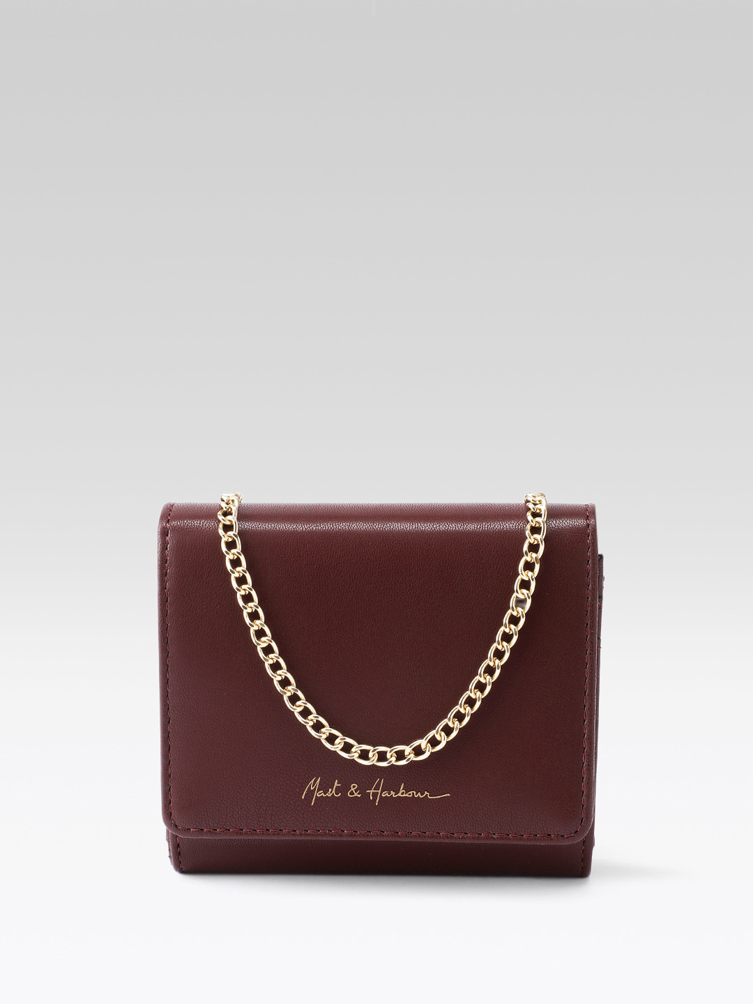 Mast & Harbour Women Two Fold Wallet With Sling