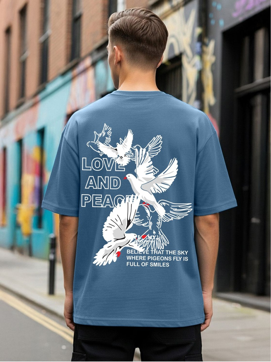 BENNY BROOKS Men Regular Fit Graphic T-shirt