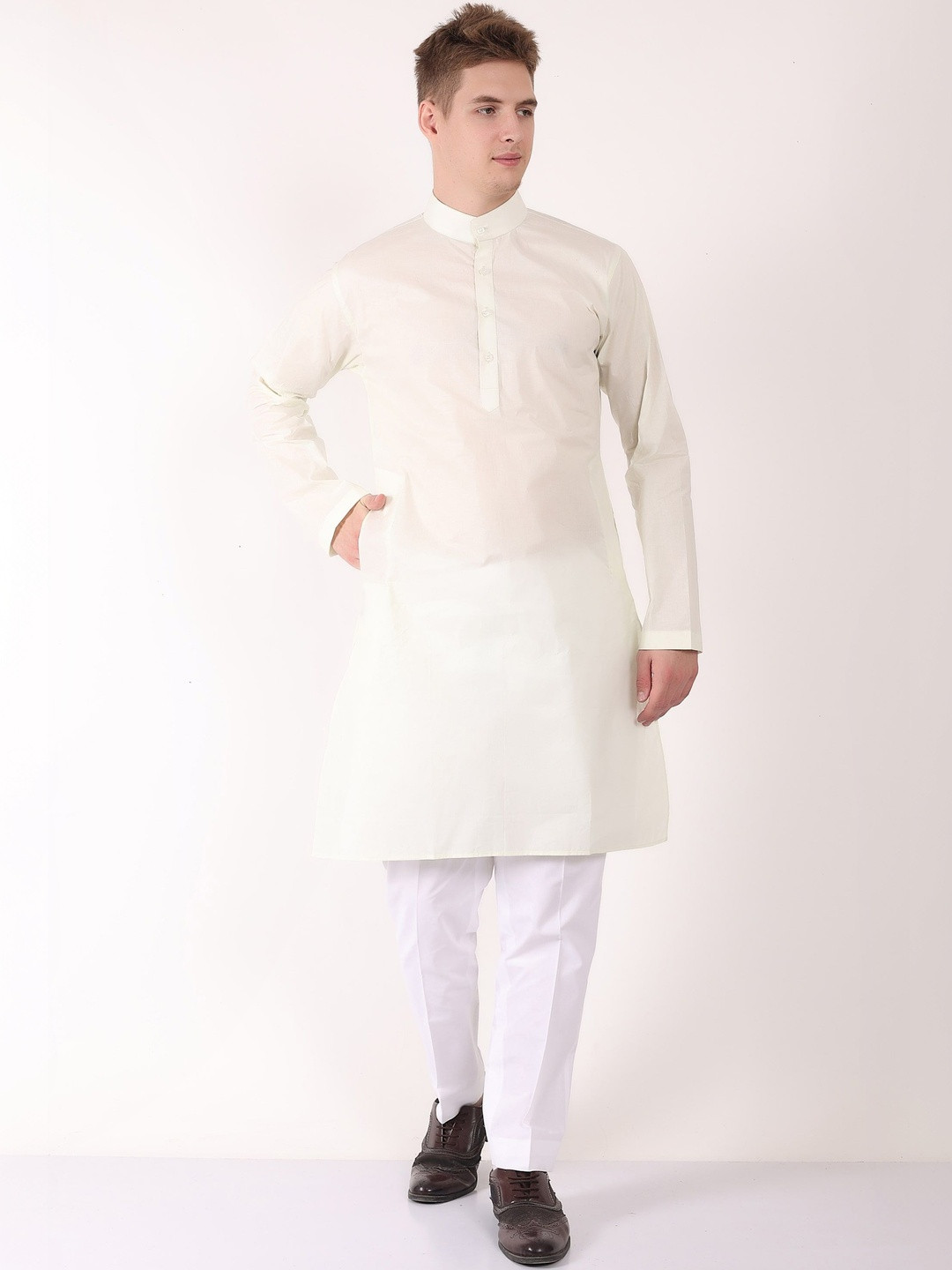 House Of Rama Men Thread Work Kurta