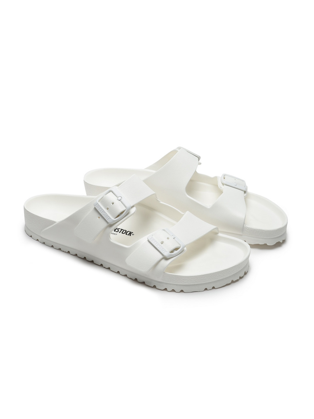 Birkenstock Unisex White Arizona Eva Open Toe Regular Width Flats