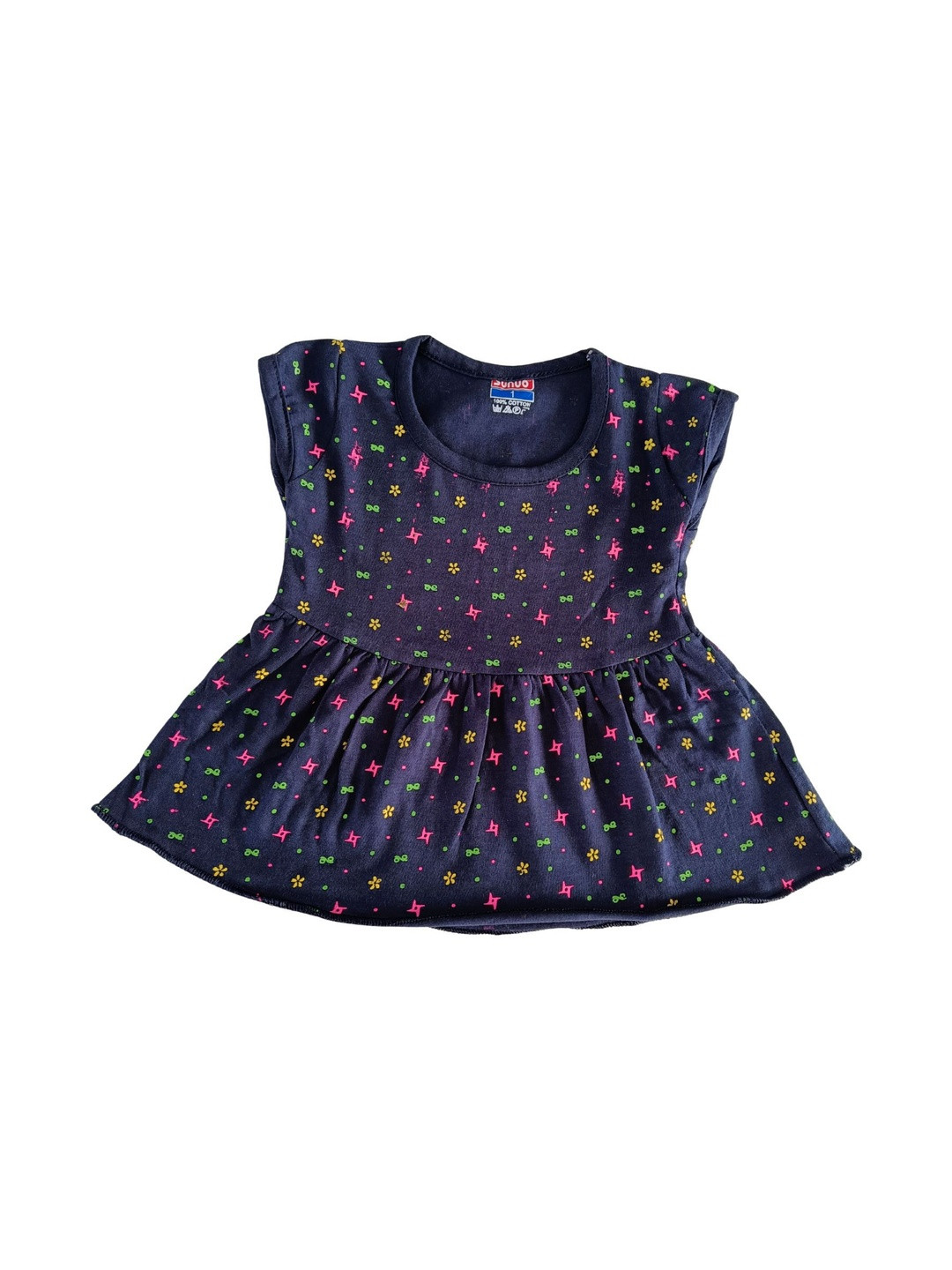SUNUO Print A-Line Dress