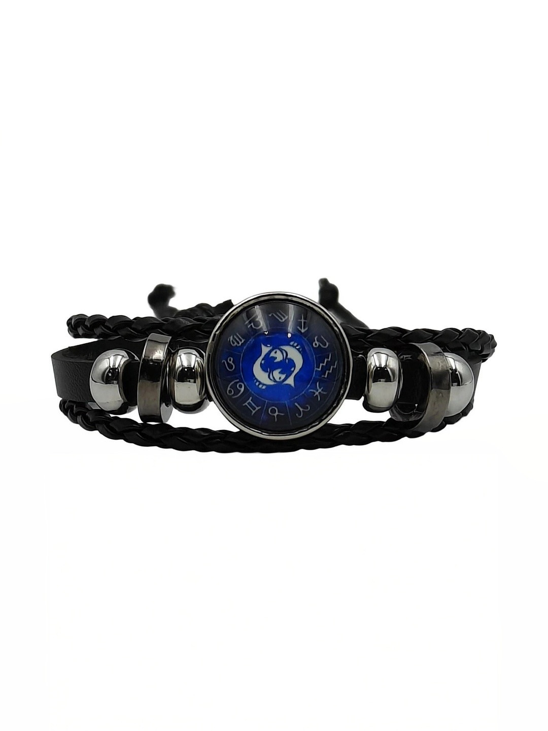 PASU FASHION Unisex Leather Wraparound Bracelet
