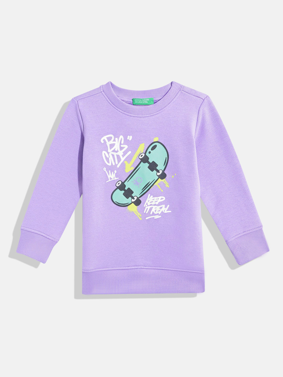 United Colors of Benetton Boys Printed Sweatshirt