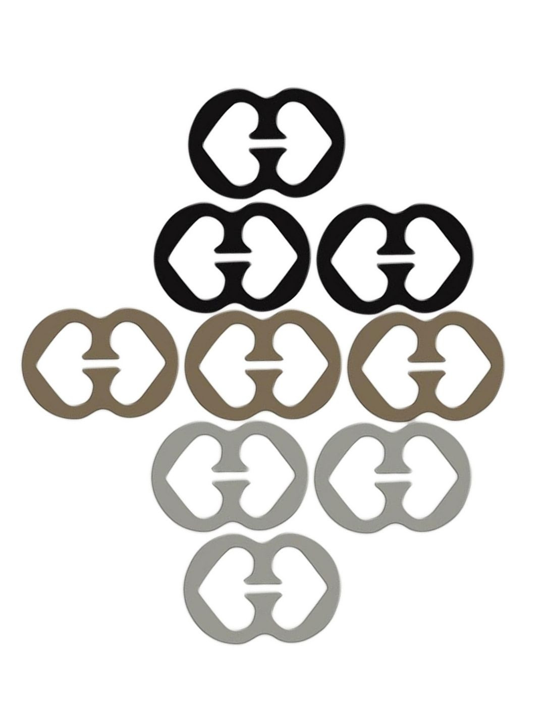 Esensuelle 7 Set of 10 Detachable Bra Straps and Extenders Lingerie accessories