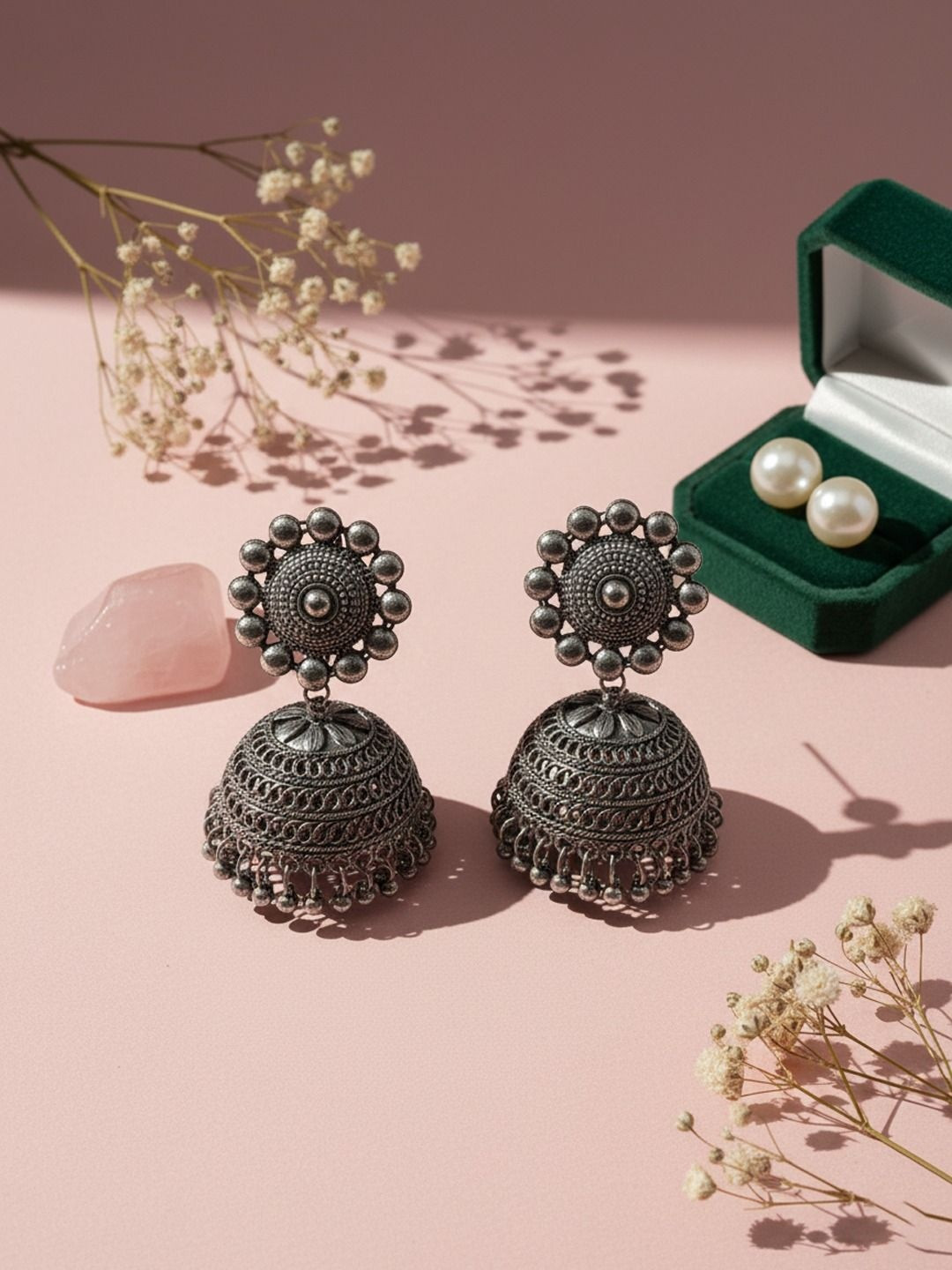 Krelin Dome Shaped Jhumkas Earrings
