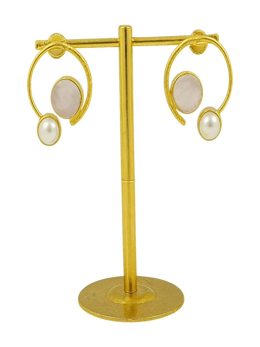 HENA DESIGNS LLP Circular Half Hoop Earrings