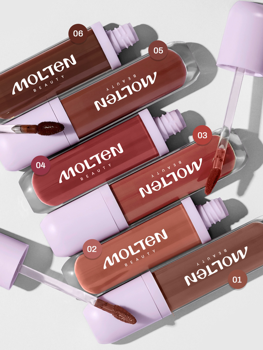 Molten Beauty Velvet Blur Lip & Cheek Tint With 1% Peptides - 7.2 ml - Terra Glow 01