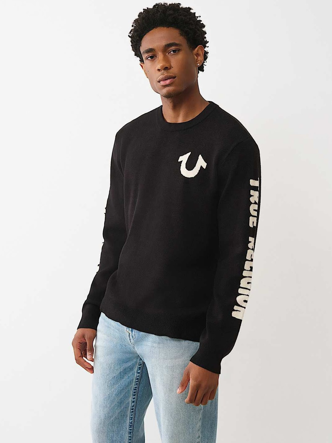 True Religion Men Printed Pullover