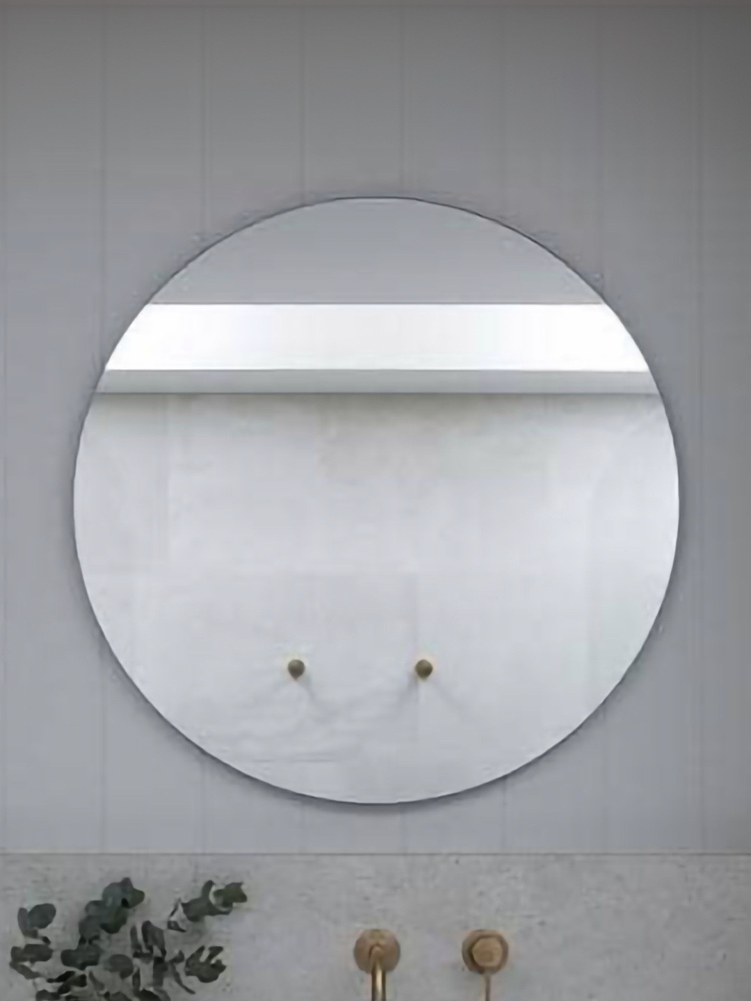 ARYAANSH Round Shaped Glass Wall Mirror - 11x11