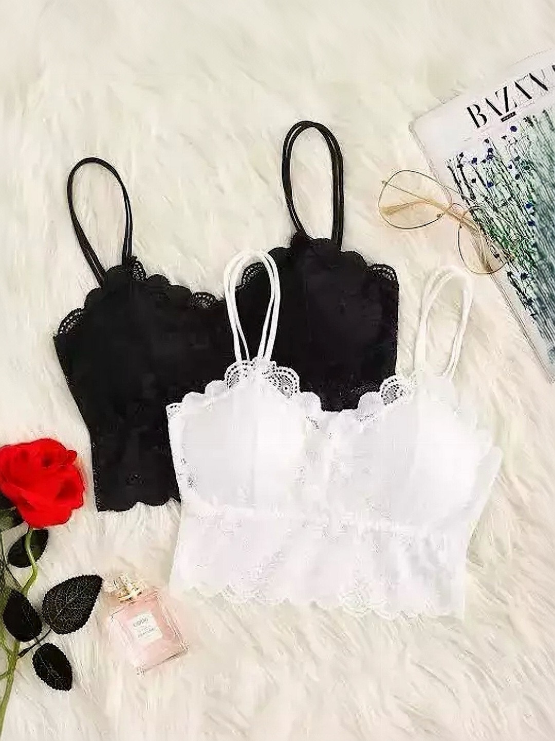 KAMINI Bralette Bra Full Coverage Lightly Padded