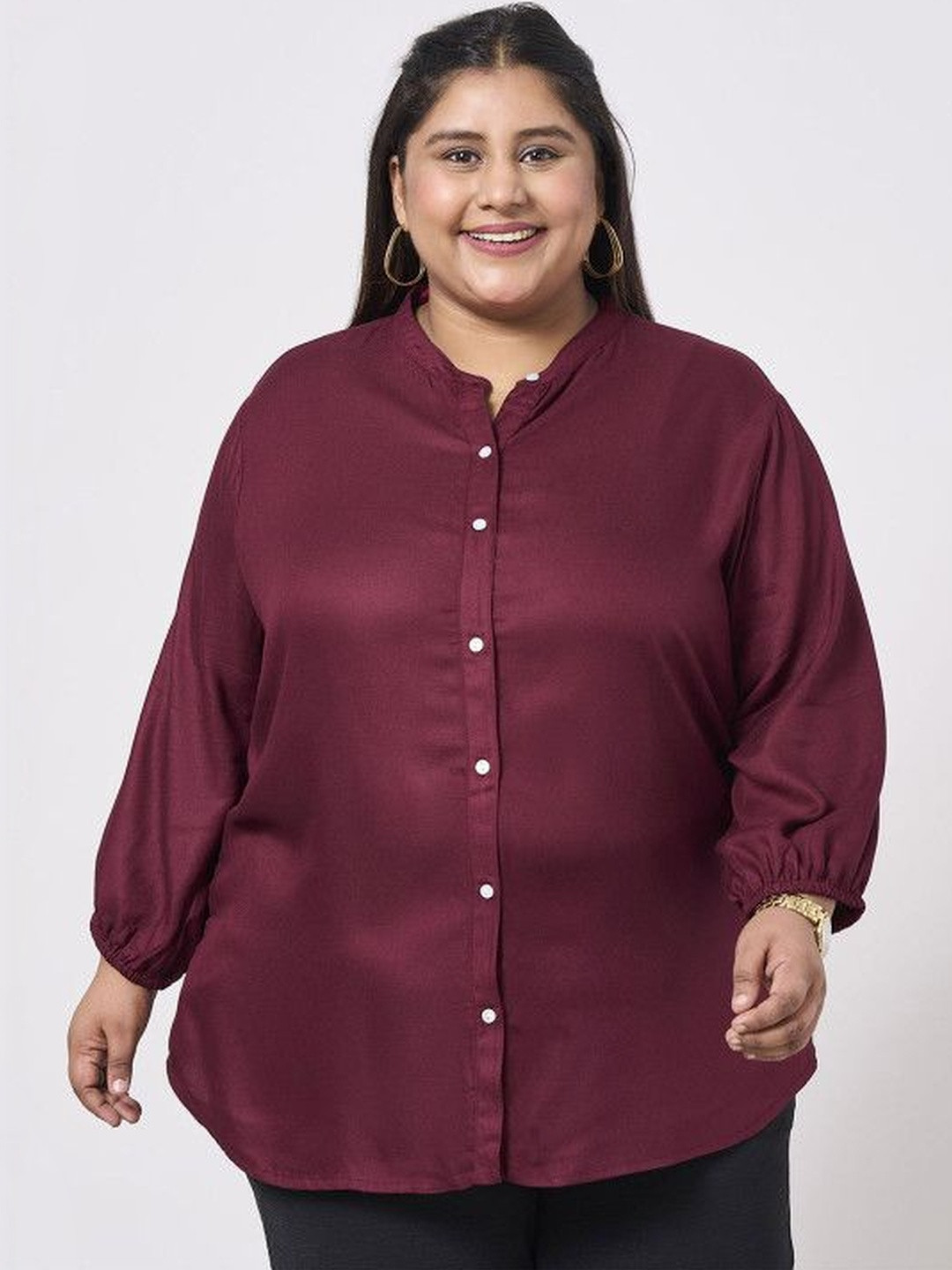 Style Quotient Plus Women Modern Formal Shirt