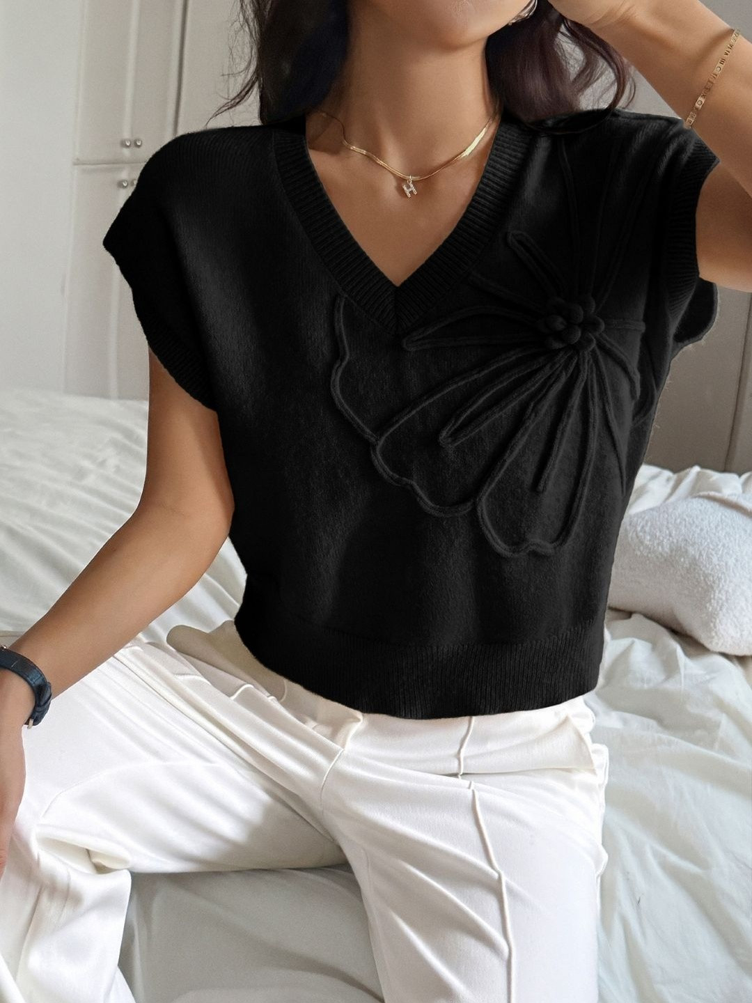 KPOP Applique Top