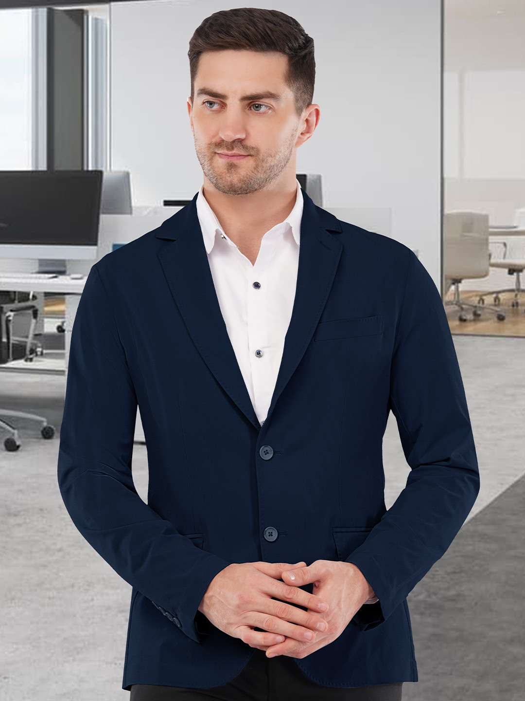 Integration Ultra-Stretch Ultra Light Unlined Slim-Fit Formal Layering Blazer