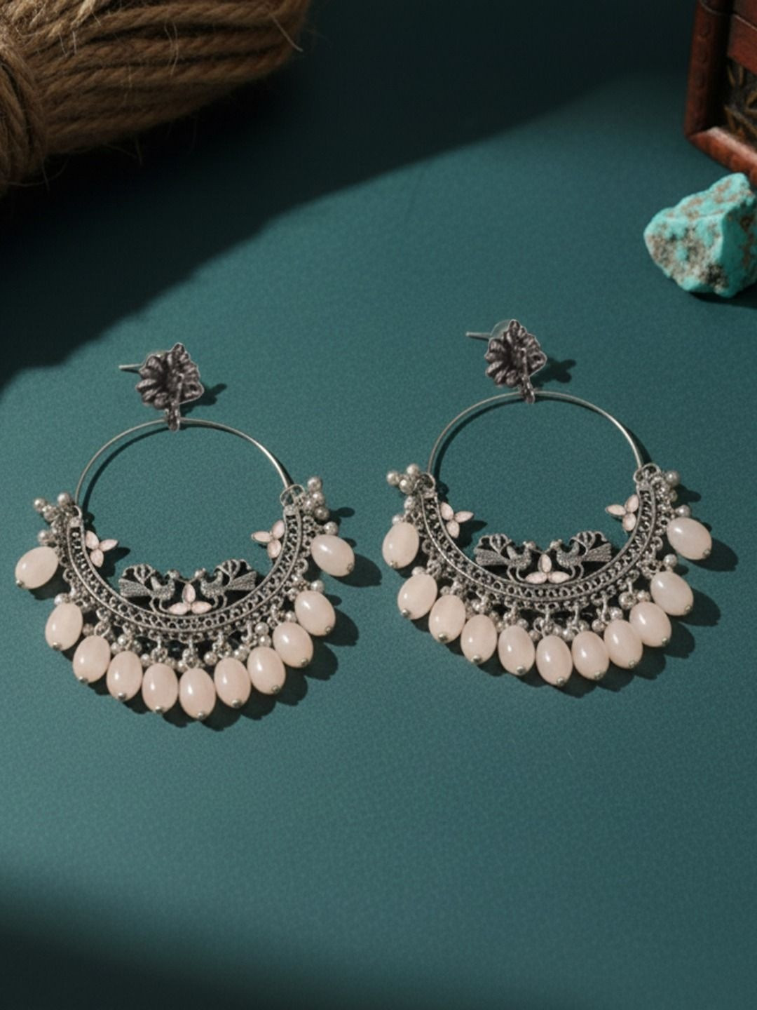VAGHBHATT Circular Hoop Earrings