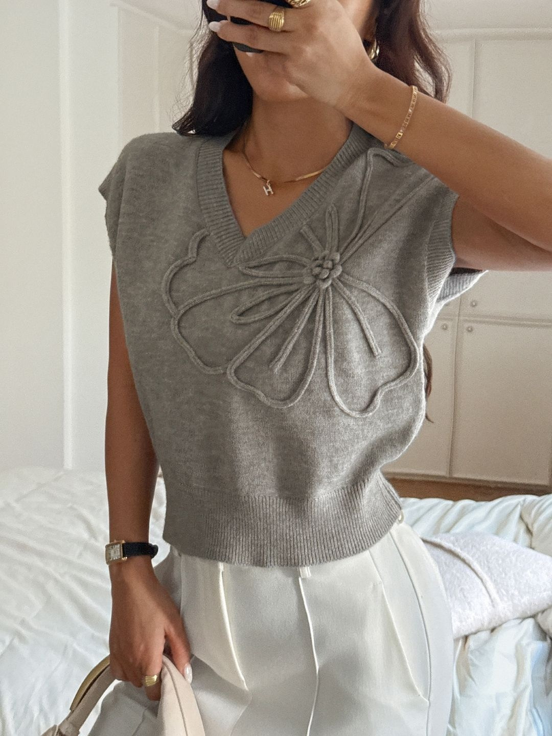 KPOP Applique Top