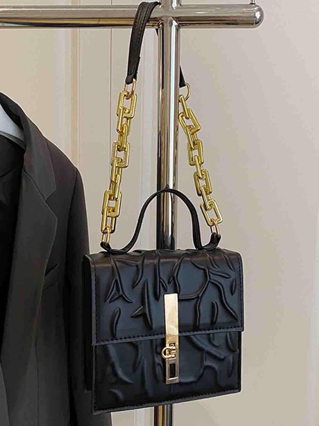 StyleCast PU Structured Shoulder Bag