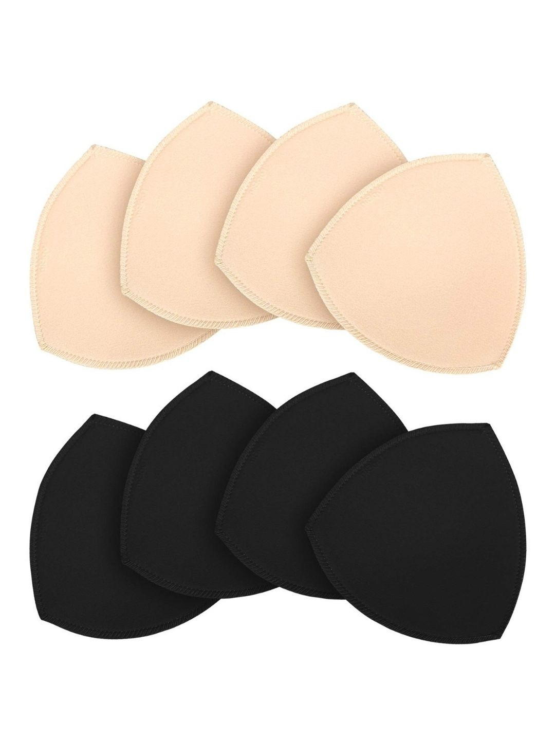 Esensuelle 7 Set of 4 Assorted Stick-On Triangle Breast Enhancer Lingerie accessories