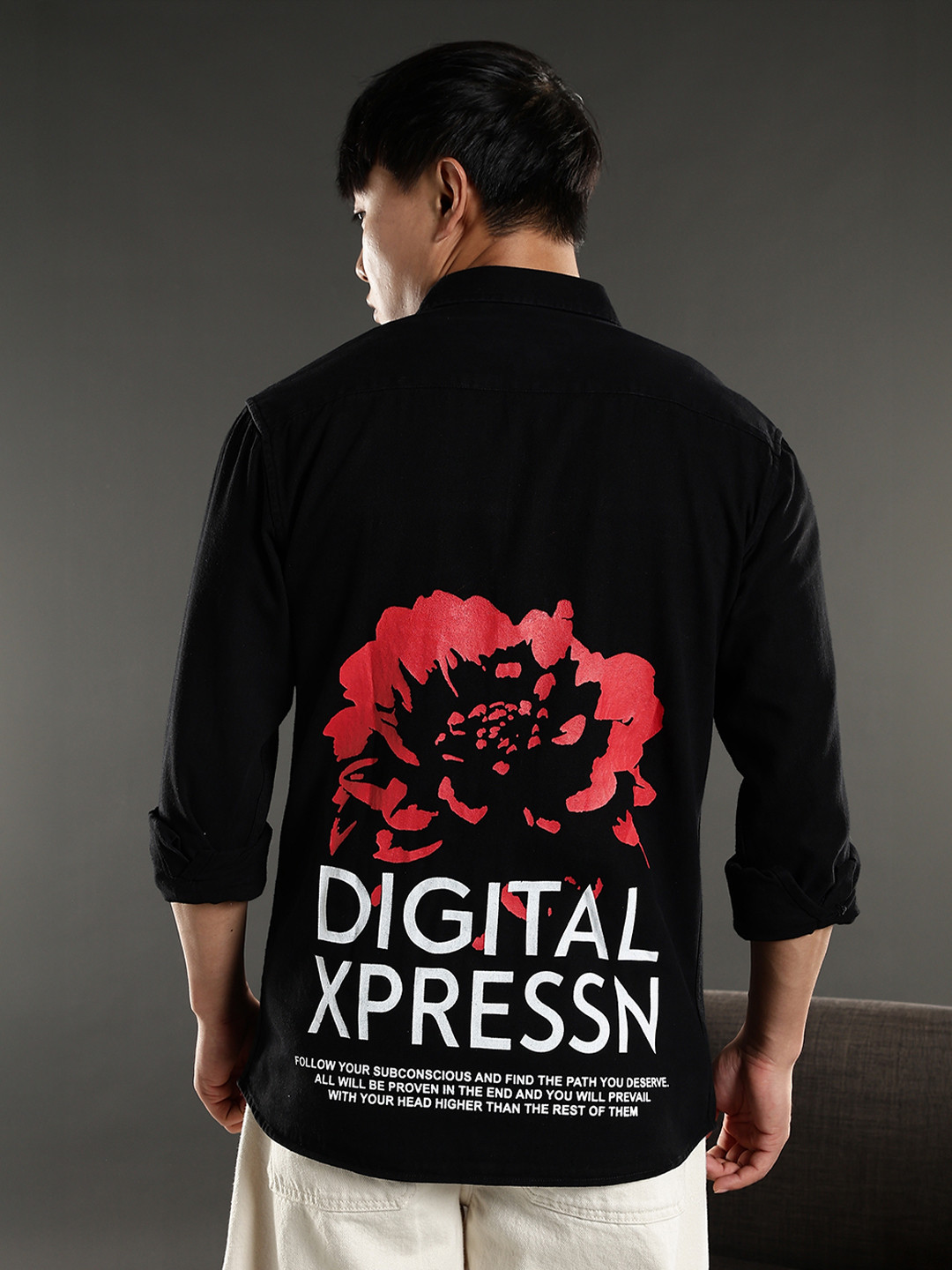 Eszett Men Graphic Printed Pure Cotton Shirt