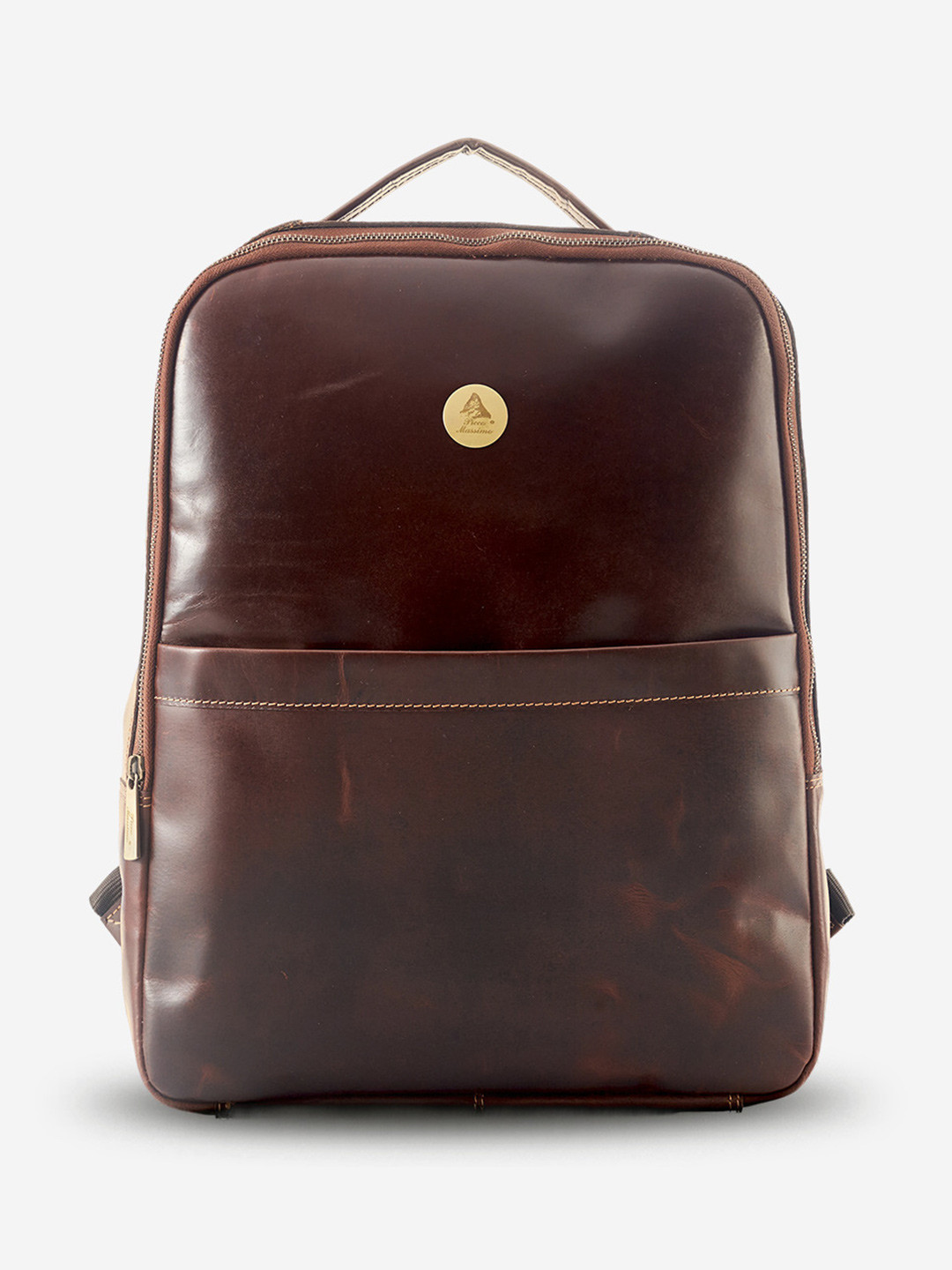 Picco Massimo Unisex Brown Backpack