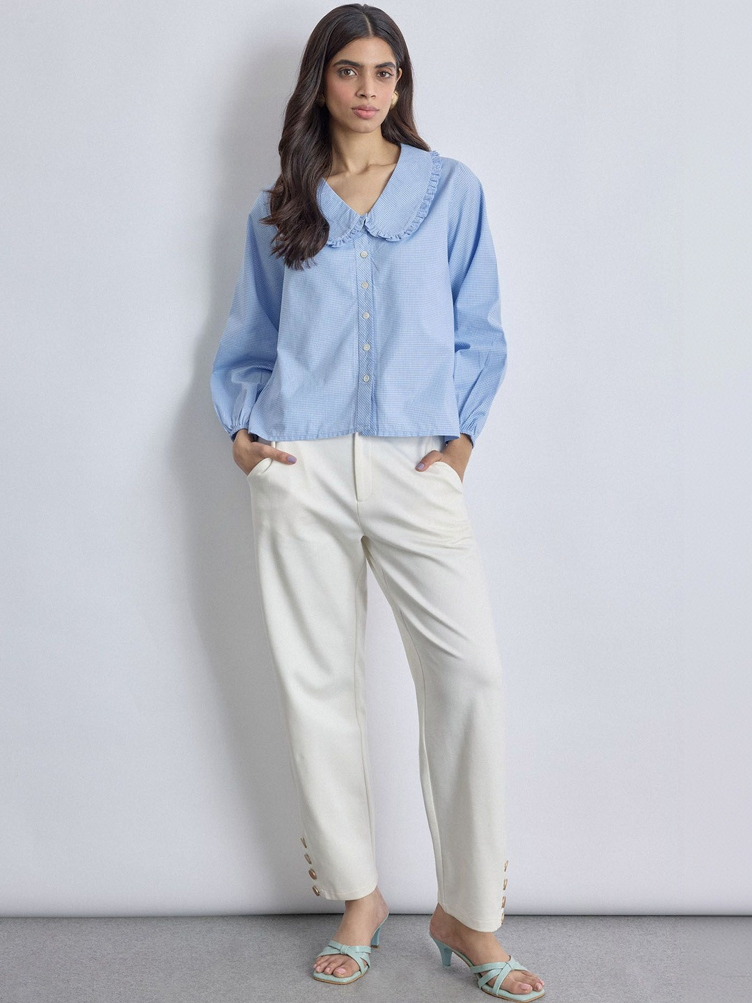 The Label Life Shirt Style Top