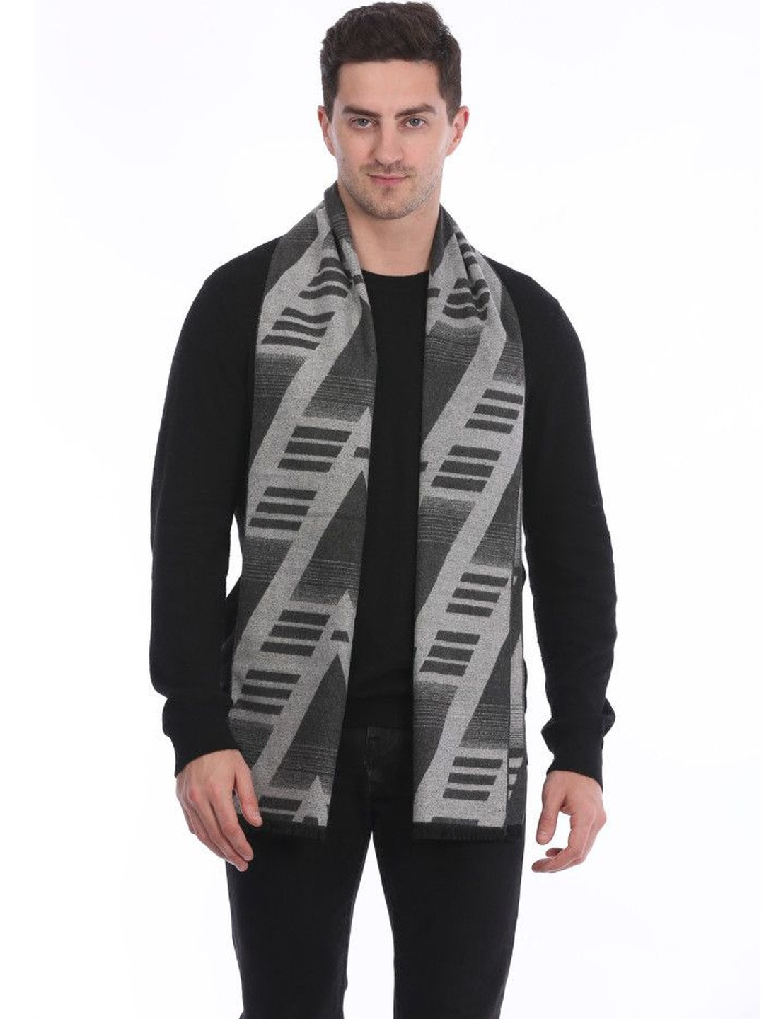 Moda Rapido Men Patterned Cashmere Mufflers