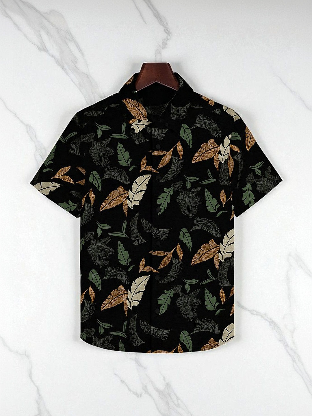 AMBARDI FASHION Boys Classic Floral Printed Formal Shirt