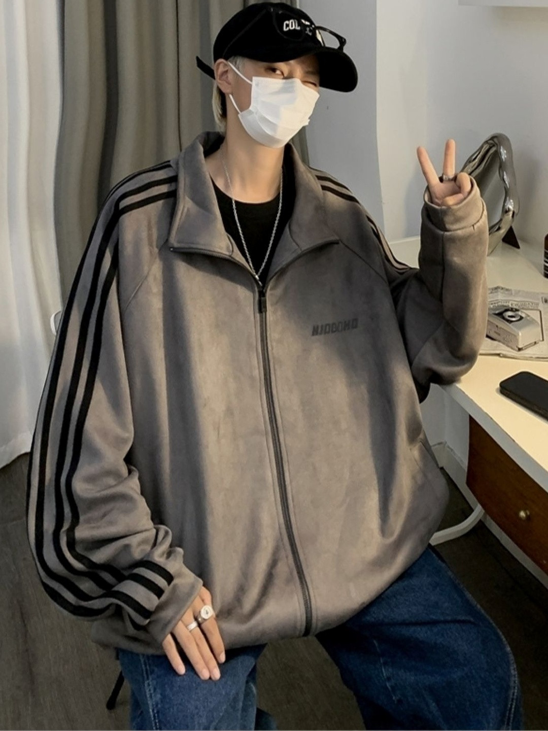 KPOP Women Brand Logo Sporty Jacket