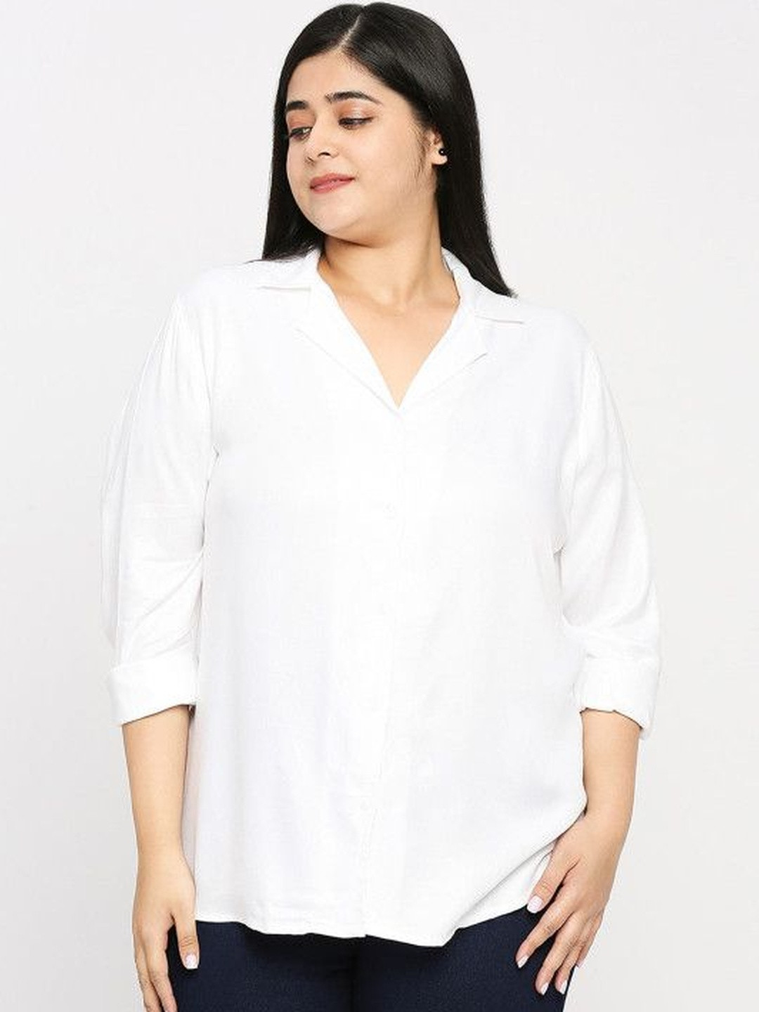 Style Quotient Plus Women Modern Formal Shirt