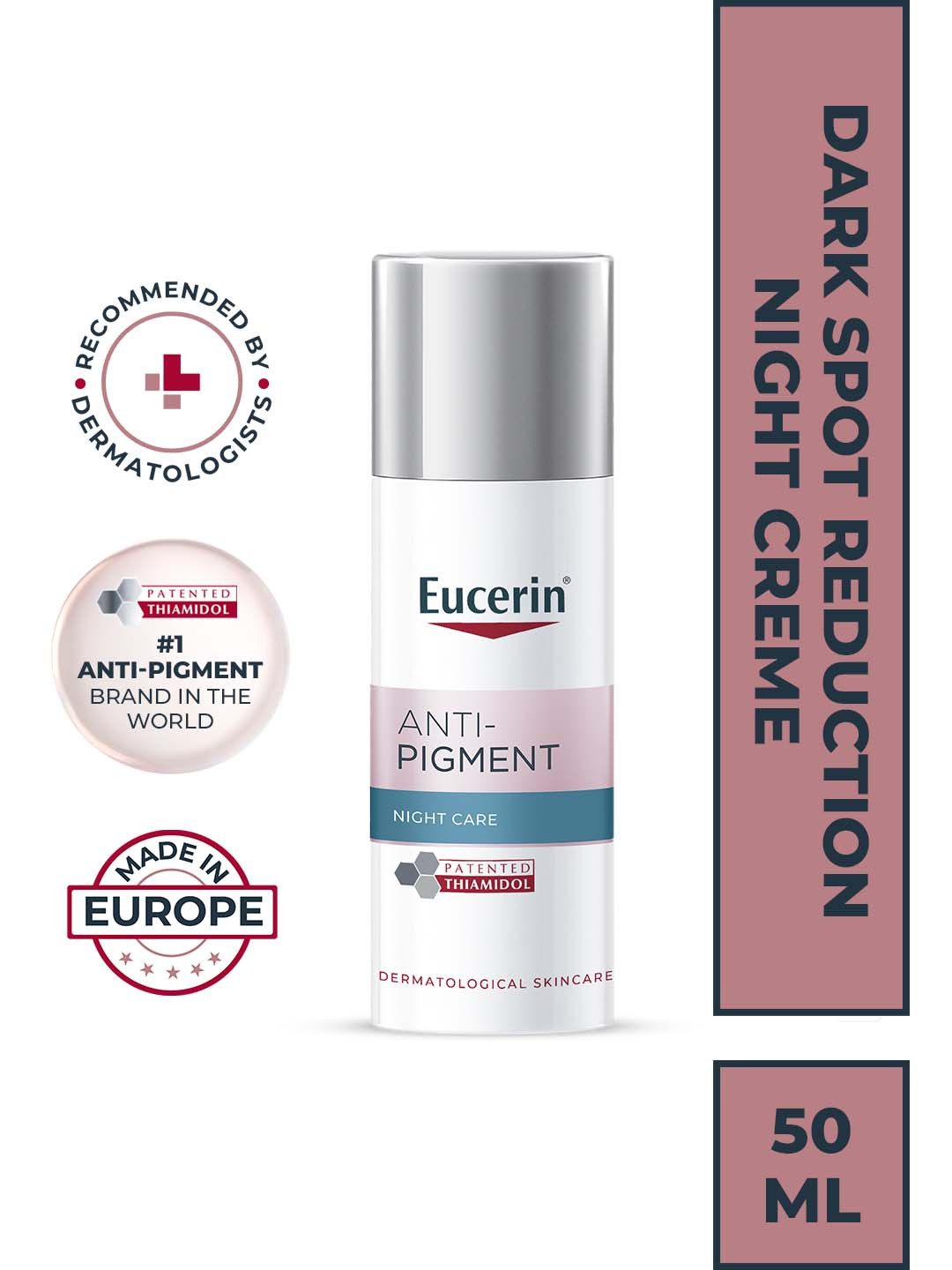 Eucerin Anti-Pigment Night Cream with Thiamidol Reduces Dark Spots - 50ml