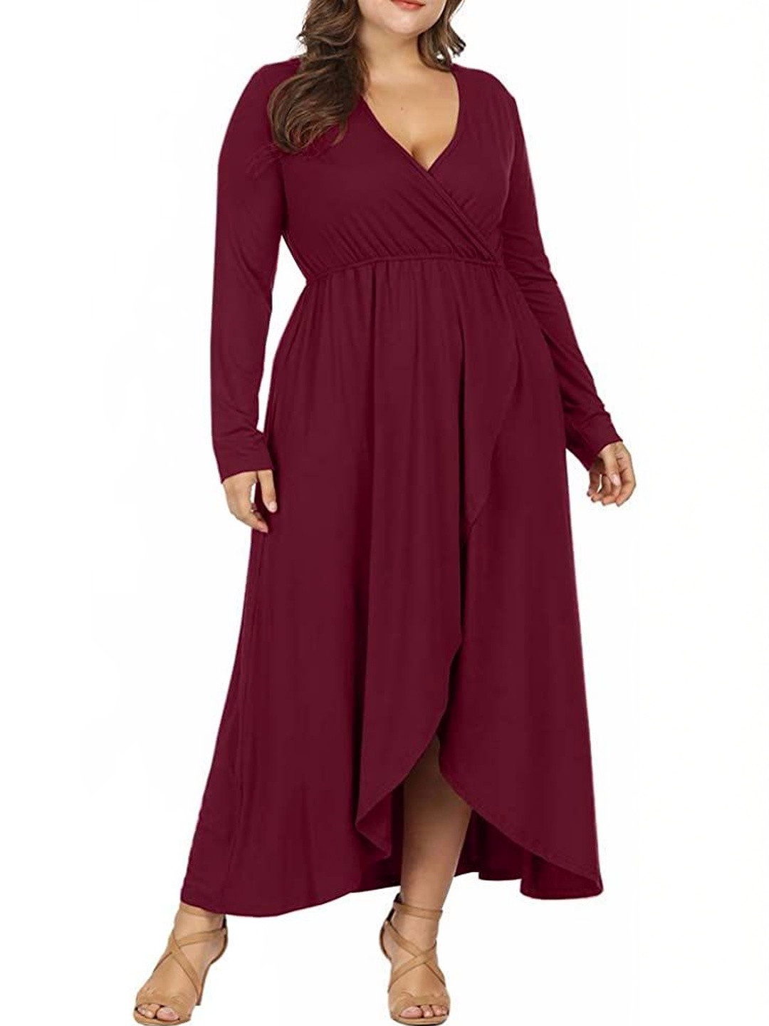 TASHVIKA'S PU Coated Midi Dress