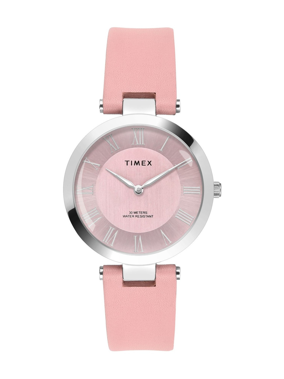Timex Trendline Round 21mm Pink Dial Analog Women Watch - TWEL19208