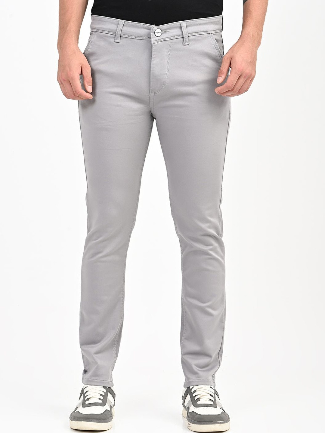 Native Bull Men Classic Slim Fit Mid-Rise Stretchable Jeans