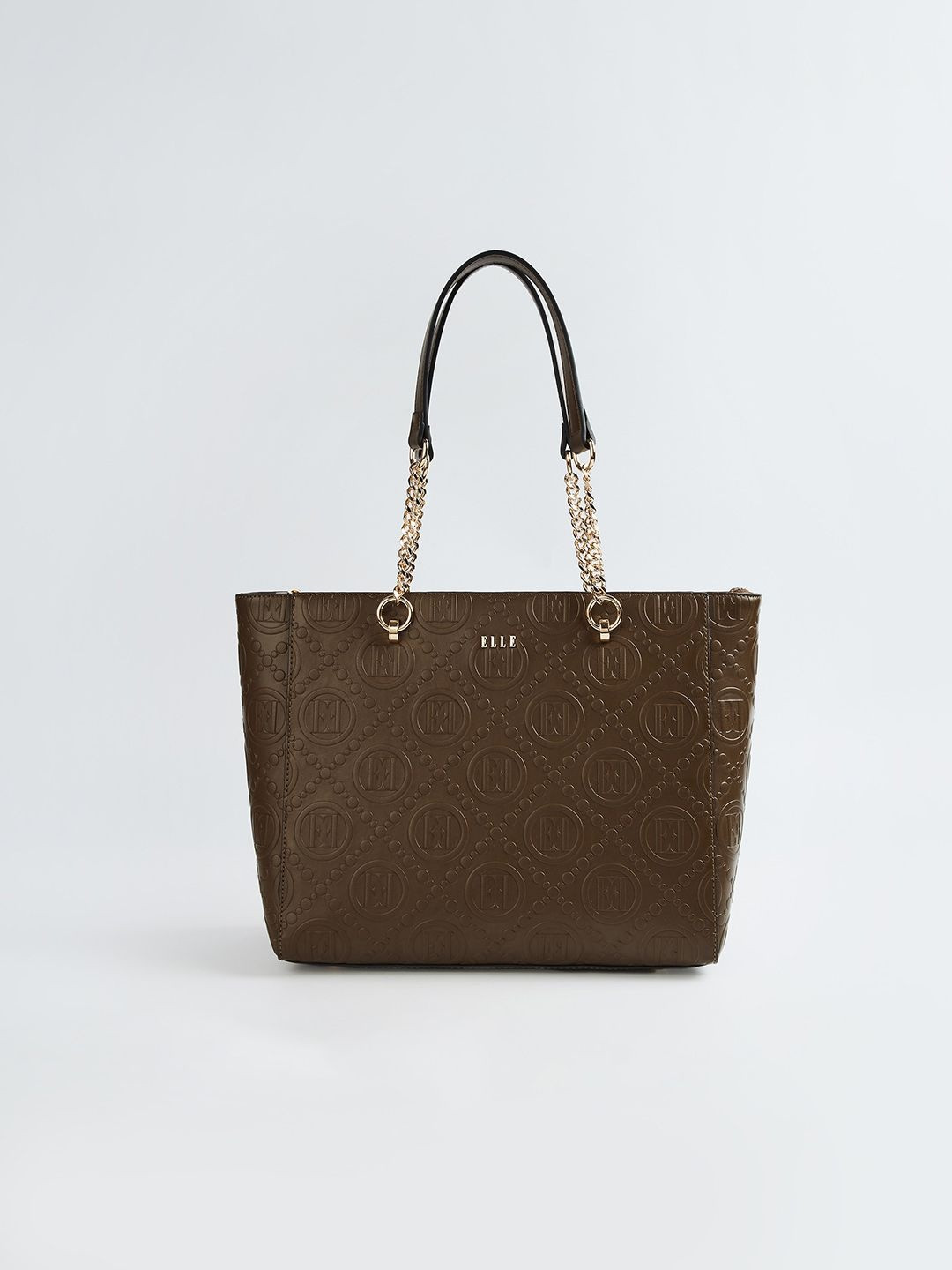 ELLE PU Structured Tote Bag