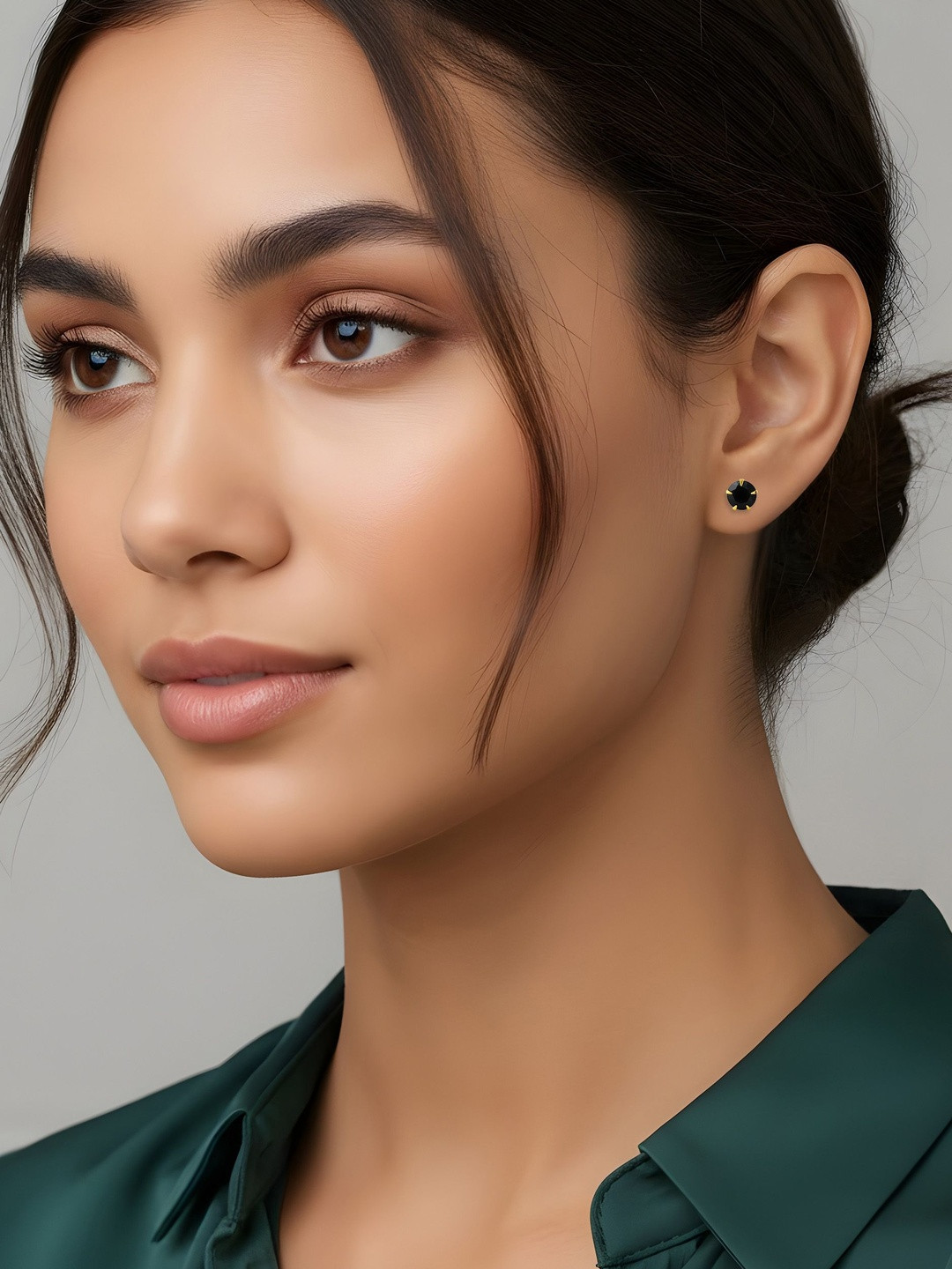 PRIVIU Circular Studs Earrings