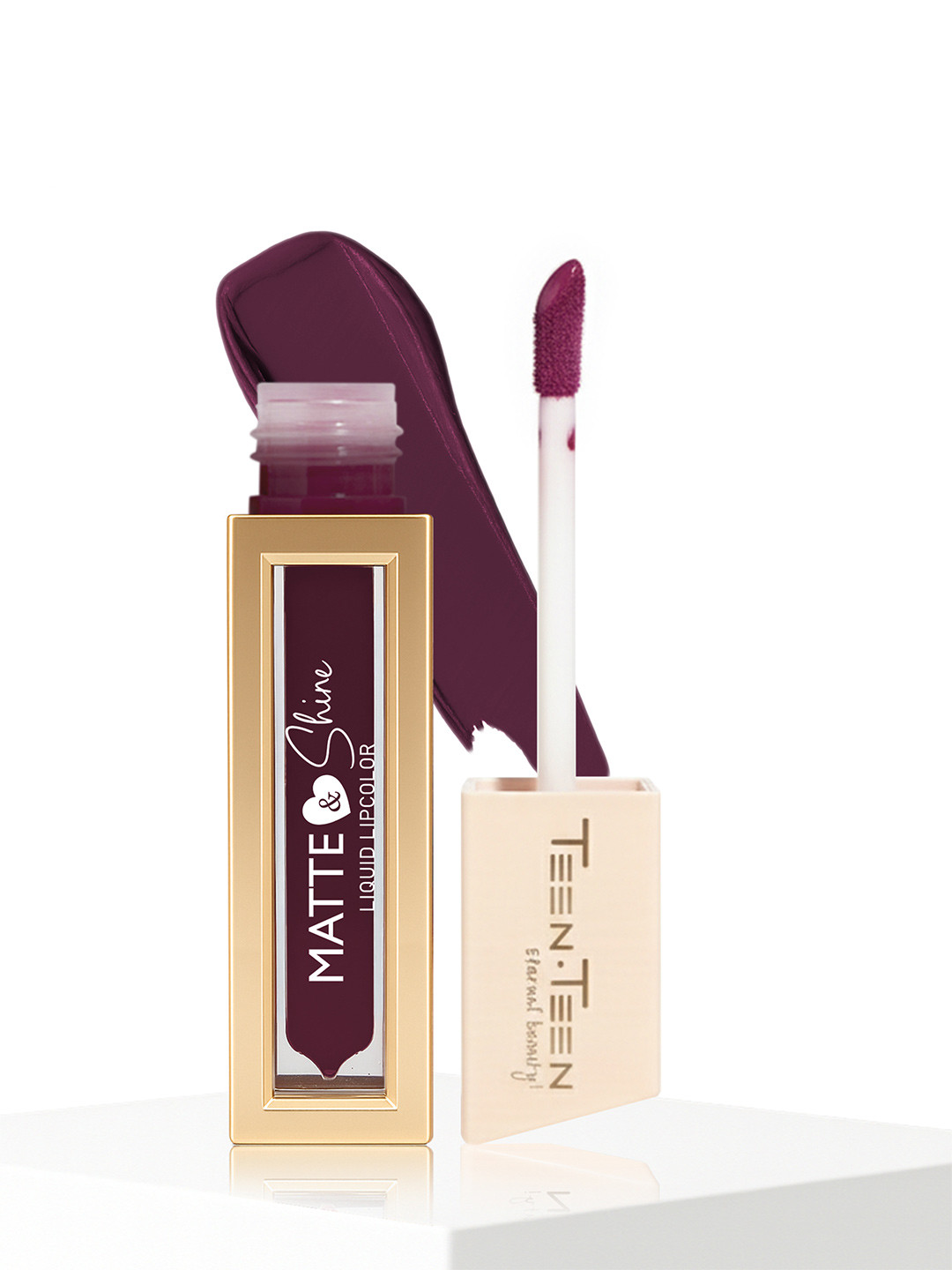 TEEN TEEN COSMETICS Matte & Shine Liquid Lip Color Lipstick - 4 ml - Lush Pink 15