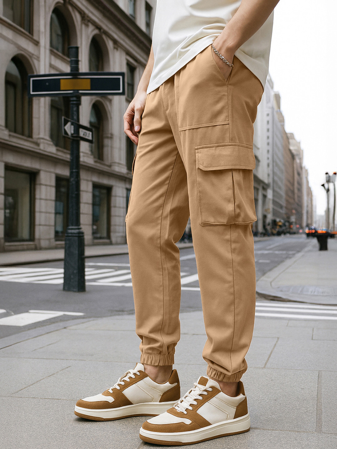 Bewakoof AIR 1.0 Men's Oversized Cargo Joggers